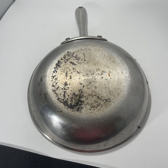 All-Clad Stainless Nonstick Fry Pan 8 Inch USA Made Scratch Wear Used Cookware - Picture 5 of 6